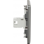 Schneider Electric UNICA X 單位RJ45數據插座 (炫星銀) | NUX31RJ6_SS